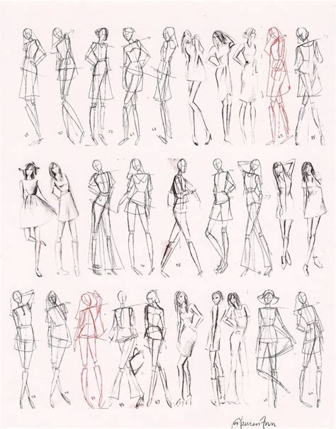 Gesture Fashion Figures 1 Minute And 5 Minutes With Images Fashion