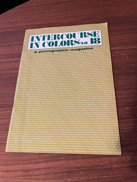 Erotik Intercourse In Colors 18 1970 Tidning Er Köp På Tradera