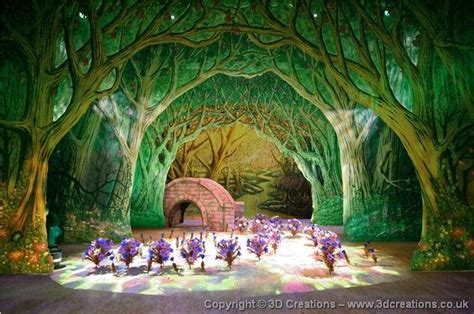 Love This Stage Scenery Rolled Cardboard And Paper Trees Could