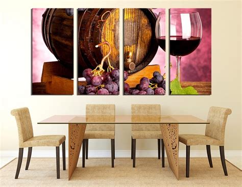 An Piece Canvas Art Prints Dining Room Wall Design