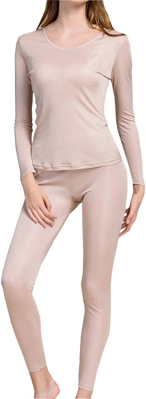 Amazon Com Grenasasilk Women S Silk Long Underwear Silk Thermal