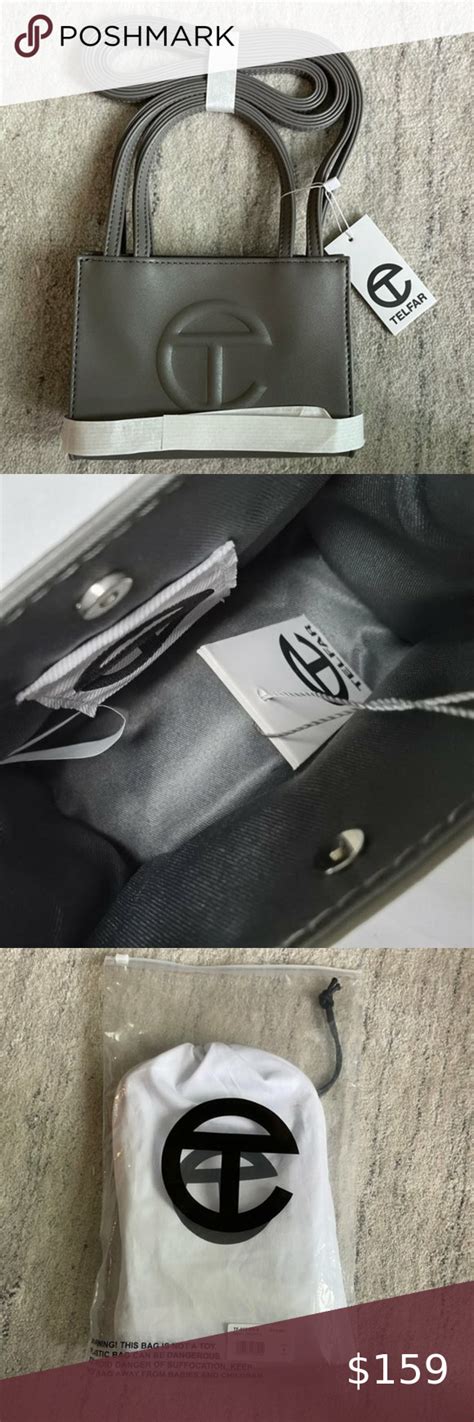 Telfar Small Gray Grey Bag Bags Grey Bag Louis Vuitton Twist Bag