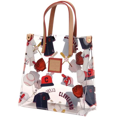Cleveland Indians Dooney And Bourke Womens Clear Lunch Tote
