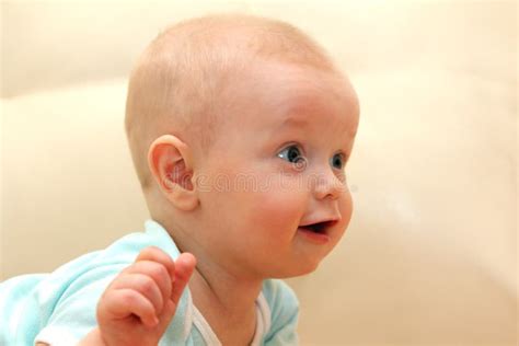 Baby Close Up Portrait Stock Photo Image Of Human Little 25220864