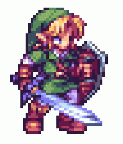 Link Pixel Art GIF Link Pixel Art Zelda GIF မ ရဖရနနင မဝရန