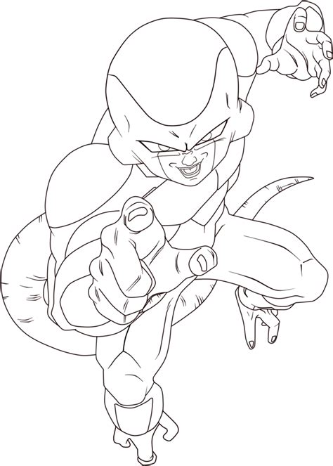 Frieza Coloring Sheet Coloring Pages