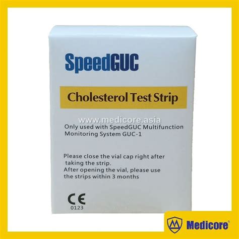 Speedguc Cholesterol Test Strip 10s Medicore Asia
