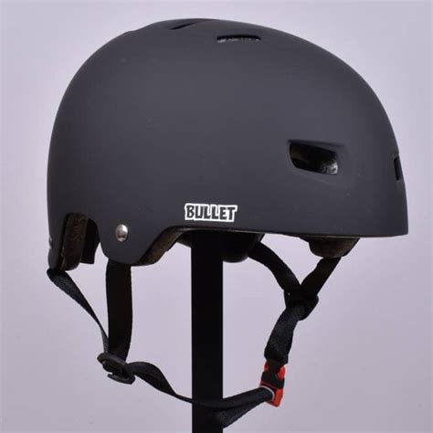Bullet Safety Gear Deluxe Skateboard Helmet Black Accessories From