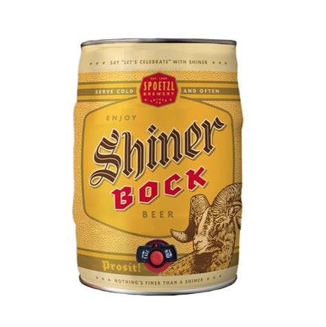 Shiner Bock 5l Mini Keg