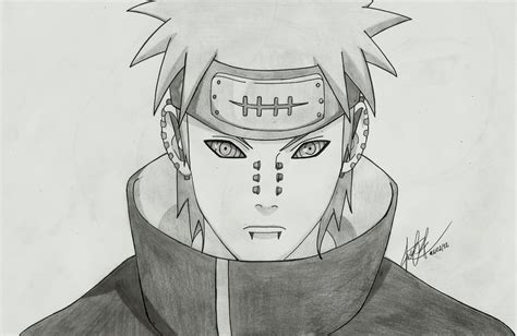 Ninja World How To Draw Pain From Naruto