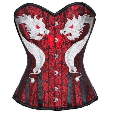 Double Trouble Dragon Corset Fashion Overbust Corset Corsets And