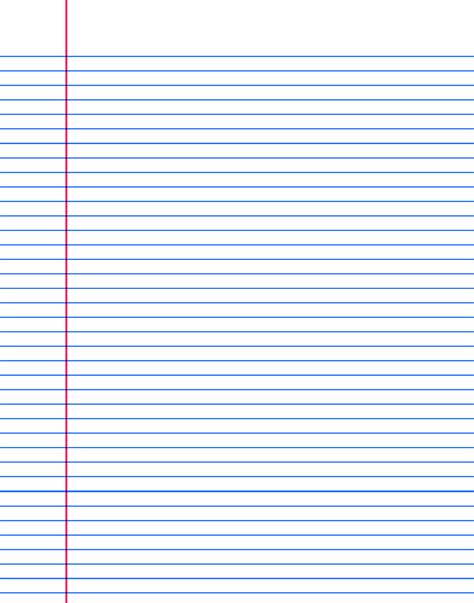 Wide Ruled Printable Paper