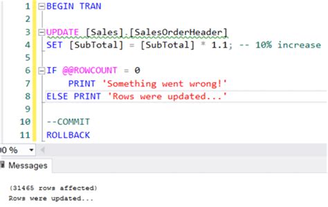 How To Use Rowcount In Sql Server Dengineer Ict