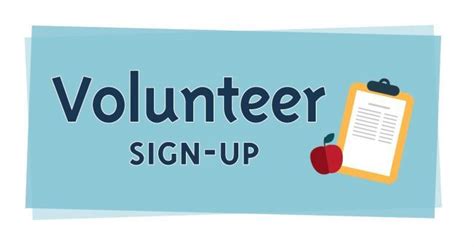 Volunteer Sign Up Clip Art From The Pto Today Clip Art Gallery Pto