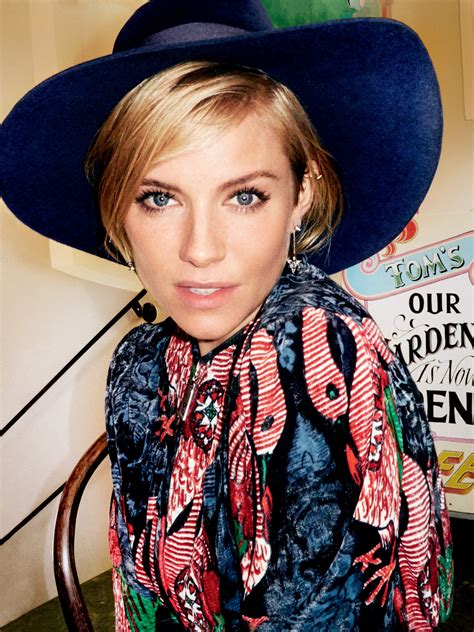 Sienna Miller On Her High Rise 70s Beauty Look Soulcycle And The