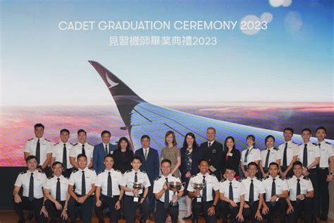 Cathay Pacific Celebrates The Graduation Of Its First Group Of Cadet