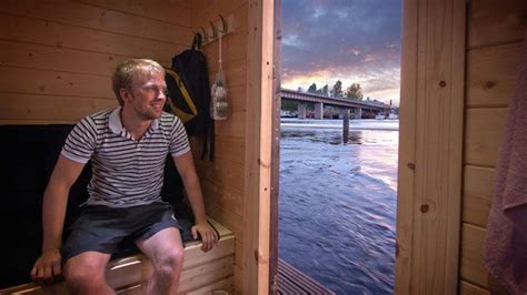 Impressive Multi Deck Raft Features A Fully Functional Sauna Sauna