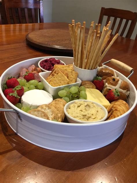 At platter & slate, we believe that food should be at the heart of a memorable event. Kmart tin - great serving platter! | Party food appetizers ...