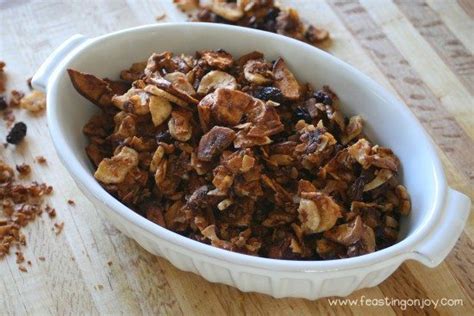 Meal plans set yourself up for success with dietary changes. AIP Baked Apple Cinnamon Granola - Feasting On Joy