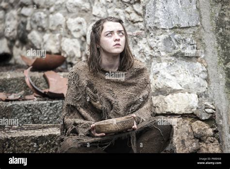 Maisie Williams Game Of Thrones 2016 Season 6 Stock Photo Alamy
