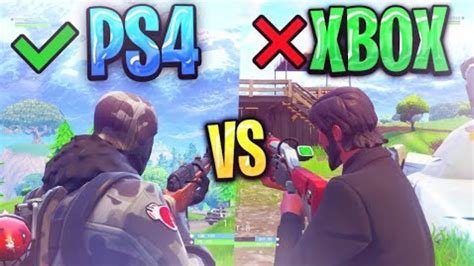 Fortnite Xbox Vs Ps4 1v1 Youtube