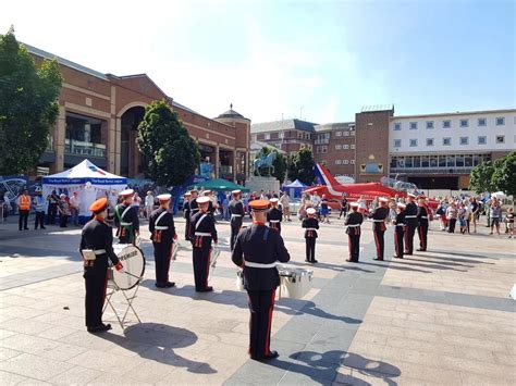 Raf 100th Birthday Celebrations In Coventry City Centre Coventrylive