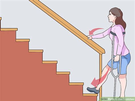 How To Use Crutches 7 Steps With Pictures Wikihow