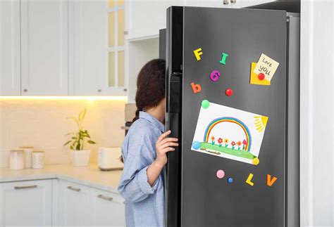 Do Magnets Damage A Stainless Steel Refrigerator Shiny Modern