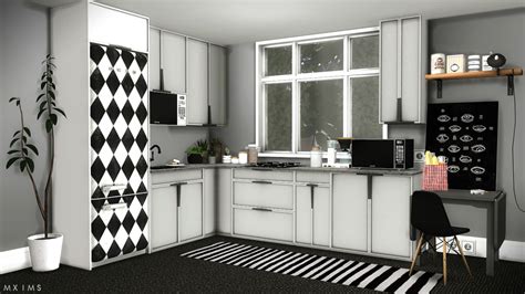 Sanoysims Ms91 Carolina Kitchen Set Ts4 The Sims 4 Si