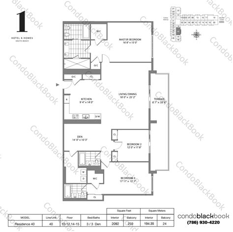 1 Hotel & Homes Unit #1540 Condo in South Beach - Miami Beach Condos