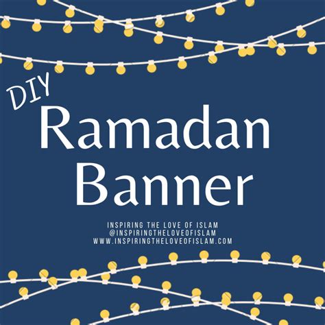 Easy Diy Ramadan Banner
