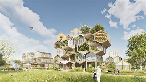 The Hive Project Envisions Honeycomb Shaped Residential Complex For 2030