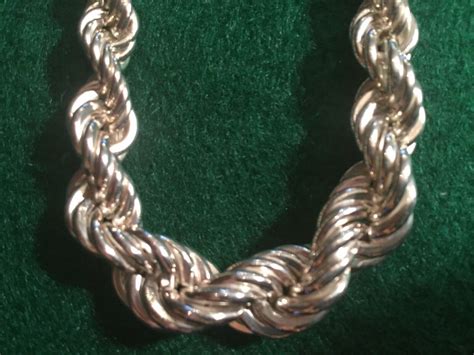 925 Italy Ka 1772 Necklace Diamond Cut Twisted Rope Chain Ebay