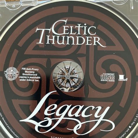 Legacy Vol 1 Celtic Thunder Cd 2016 Sony 888751972421 Ebay