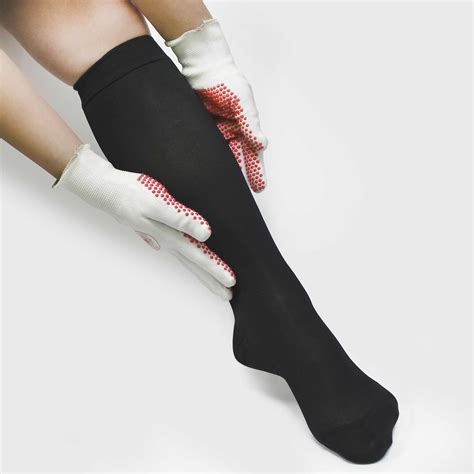 When motor signs are minimal or absent, usually an axonal polyneuropathy; Compression Stockings Application Gloves | Obex Shop