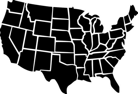 Usa Map Svg Png Icon Free Download 466947 Onlinewebfontscom