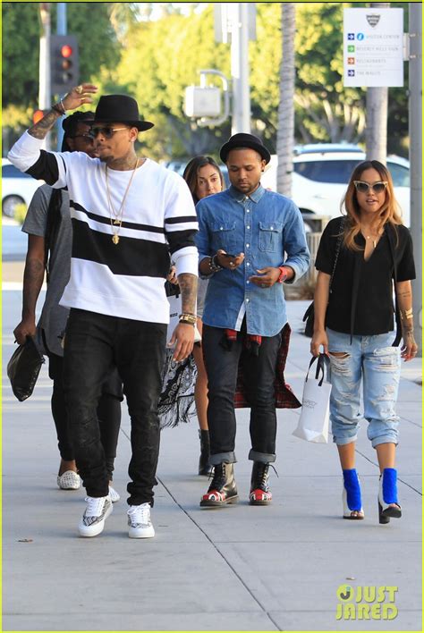 Chris Brown And Girlfriend Karrueche Tran Shop Til They Drop In Beverly