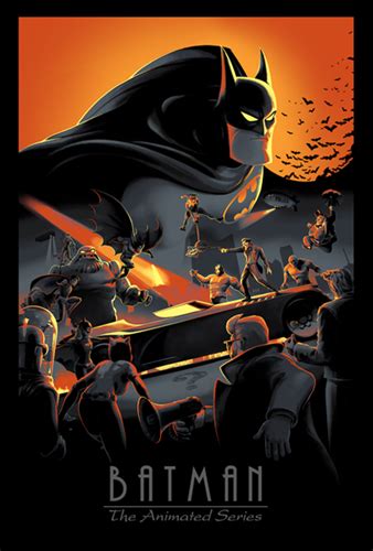 Batman The Animated Series By Juan Ramos Editioned Artwork Art