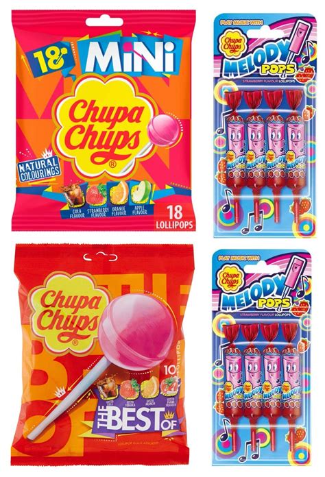 Buy Chupa Chups Lolly Bundle 1 Bag Of Mini Lollies 1 Bag Of Regular