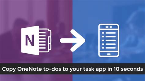 Integrate Onenote To Dos With Your Task App Youtube