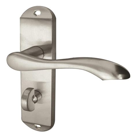 Shop wayfair for all the best chrome bathroom hardware sets. Frelan Hardware Broadway Satin Chrome Bathroom Lever on ...