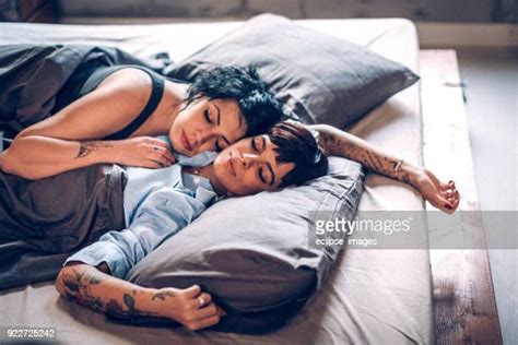 Lesbians In Bed Stock Pictures Royalty Free Photos And Images Getty Images