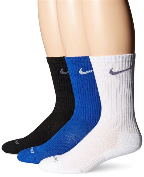 Nike Sx4827 948 Men`s Dri Fit Half Cushion Crew Socks Xl