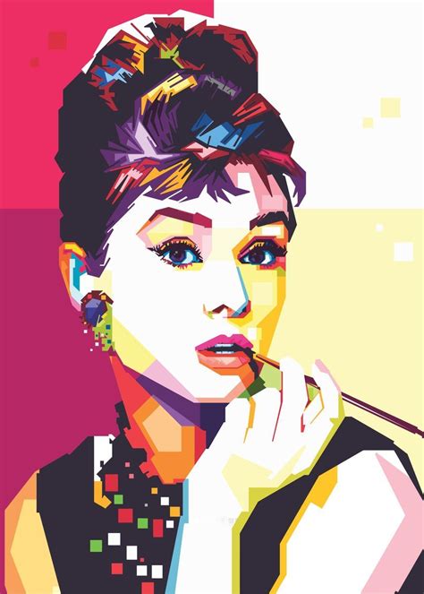 Audrey Hepburn Art Poster By Iant Nubii Displate In 2022 Audrey