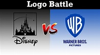 Walt Disney Pictures vs Warner Bros. Pictures - Logo Battle - YouTube