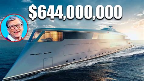 Inside Bill Gates Hydrogen Powered Super Yacht Youtube