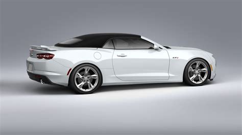 New 2023 White Chevrolet Camaro 2dr Convertible Lt1 For Sale Near