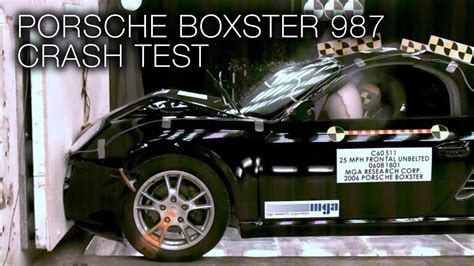 Porsche Boxster 987 Frontal Crash Test 20052012 Youtube