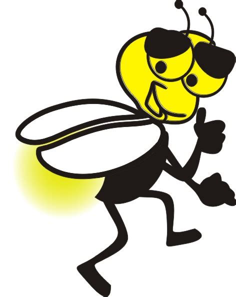 Flying Firefly Clipart Clipart Best