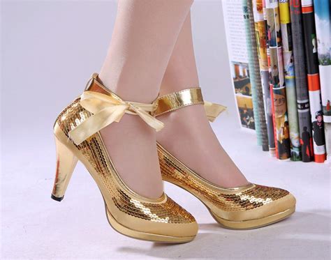 Weddings are exciting events for all those who attend. Fabulous Wholesale Gold Cheap Wedding Shoes,High Heels ...
